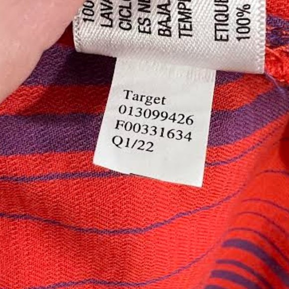 NWT Universal Thread Sleeveless Red Striped Mini Dress - Size L - Picture 4 of 7